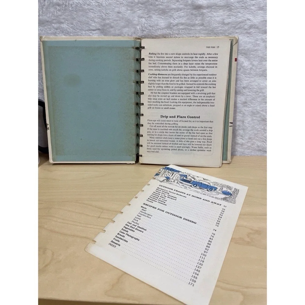 Vintage Betty Crocker's Outdoor Cook Book‎ Spiral Bound Camping Grilling